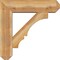 Ekena Millwork Balboa Craftsman Rough Sawn Bracket w/ Offset Brace, Western Red Cedar, 8"W x 30"D x 30"H BKT0806X30X30BOA04RWR - alternate 4